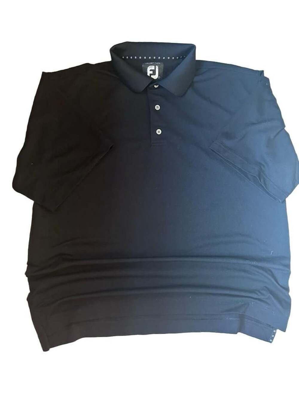 FootJoy ProDry Golf Polo Shirt Size L Black Short Sleeve Performance
